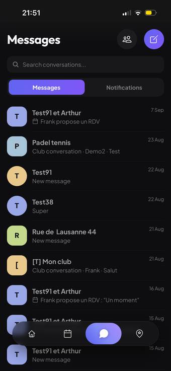 Les échanges